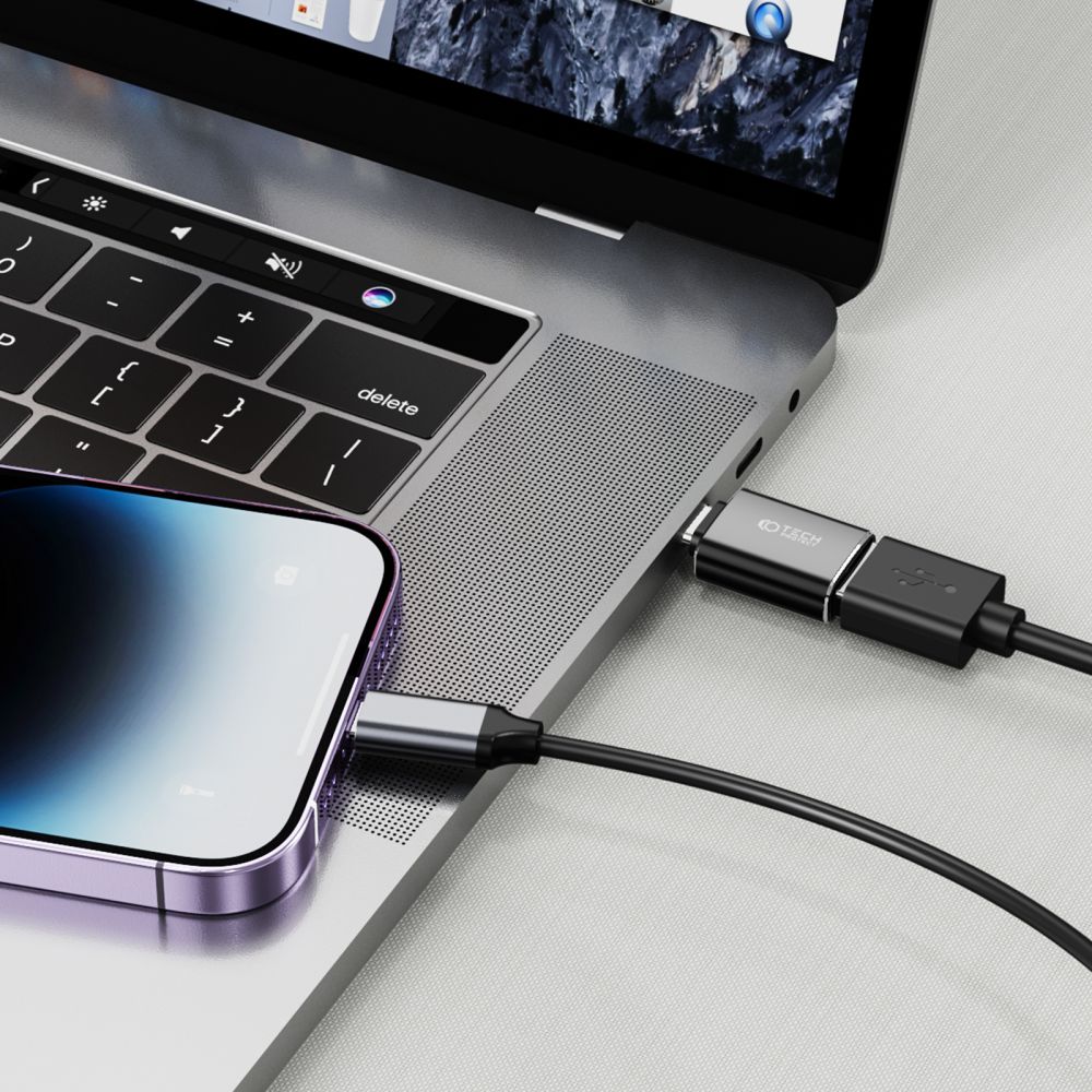 Tech-Protect Tech-Protect USB-C till USB-A 3.0 Adapter Svart
