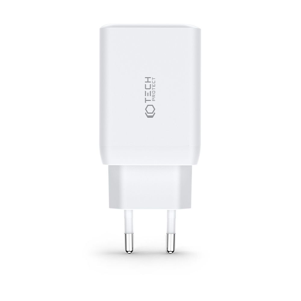 Tech-Protect Tech-Protect 65W PD/QC Väggladdare 2x USB-C 1x USB-A Svart
