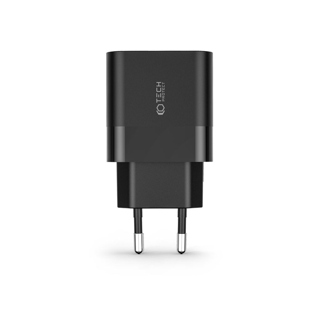Tech-Protect Tech-Protect 30W PD/QC USB-C / USB-A Väggladdare Svart
