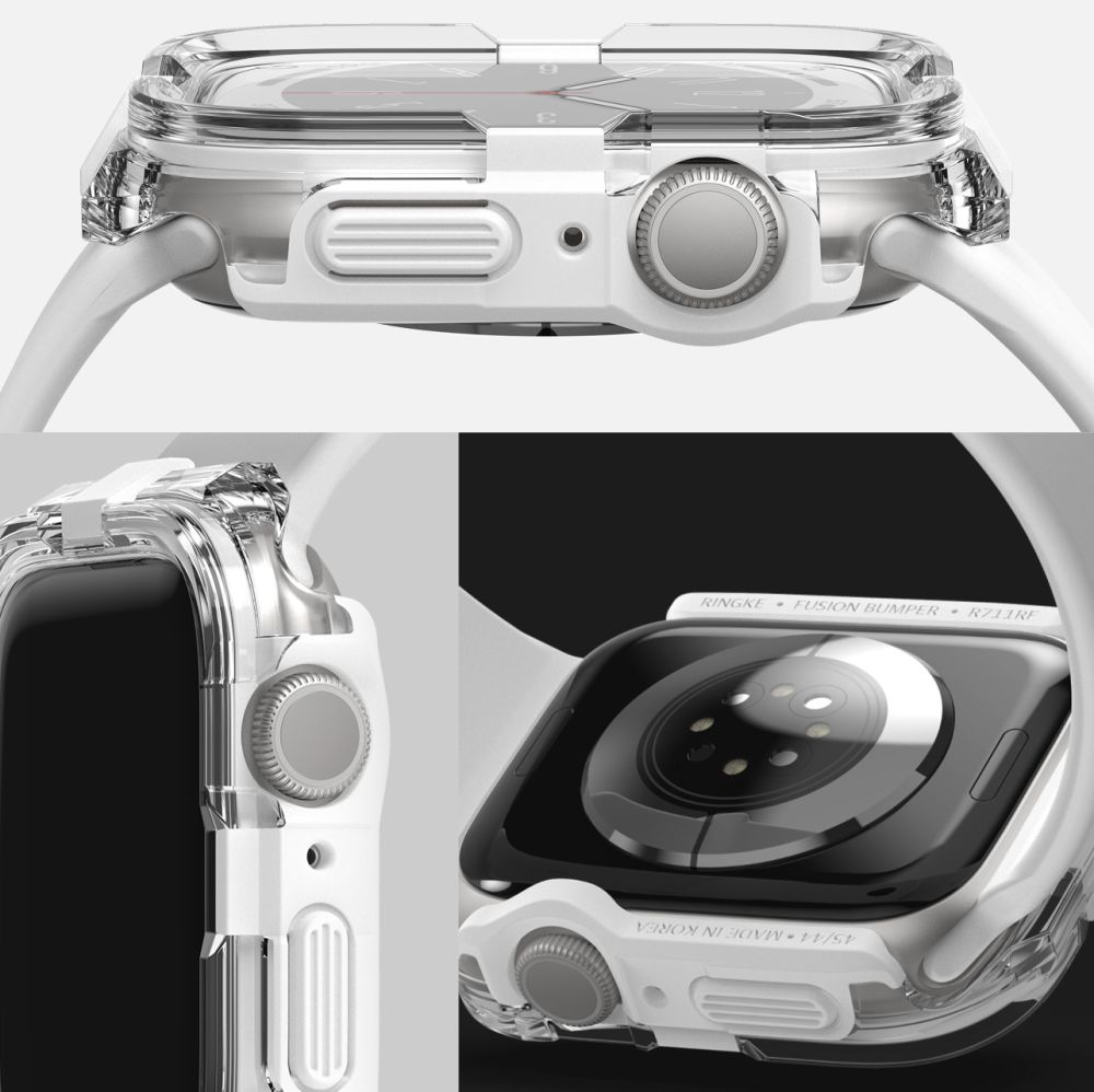 Ringke Ringke Apple Watch 44/45 mm Skal Fusion Bumper Vit