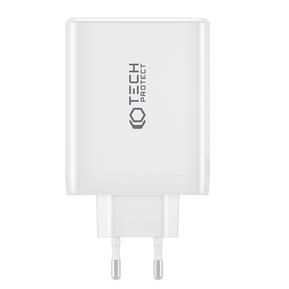 Tech-Protect Tech-Protect 100W GaN PD/QC Väggladdare 3x USB-C 1x USB-A Vit