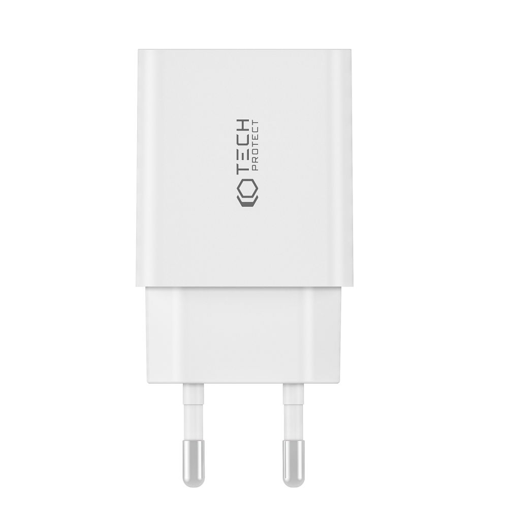 Tech-Protect Tech-Protect 35W PD 2x USB-C Väggladdare Vit