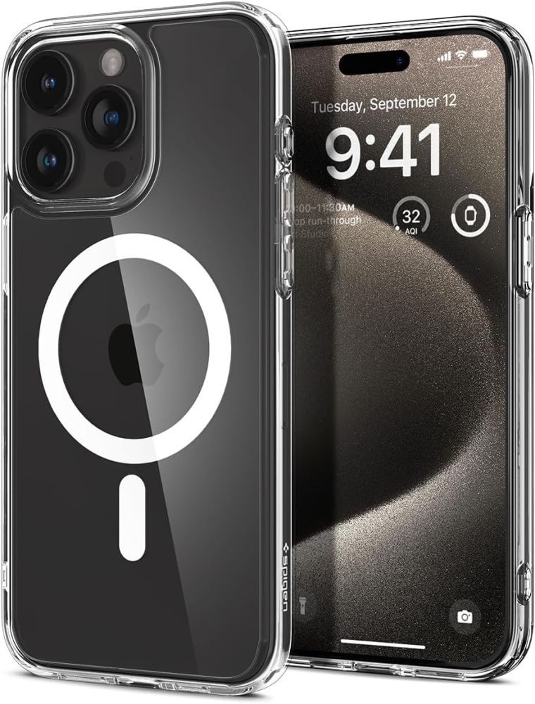 Spigen Spigen iPhone 15 Pro Max Skal MagSafe Ultra Hybrid Vit