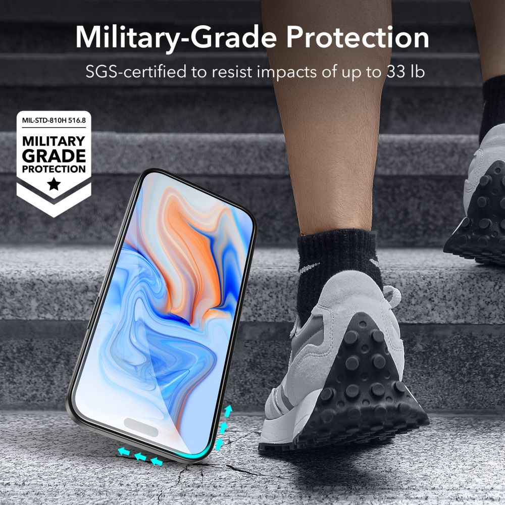 ESR ESR iPhone 15 Plus 2-PACK Skärmskydd Härdat Glas