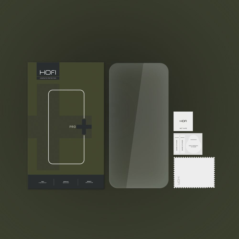 HOFI HOFI iPhone 15 Skärmskydd Pro+ Härdat Glas Transparent