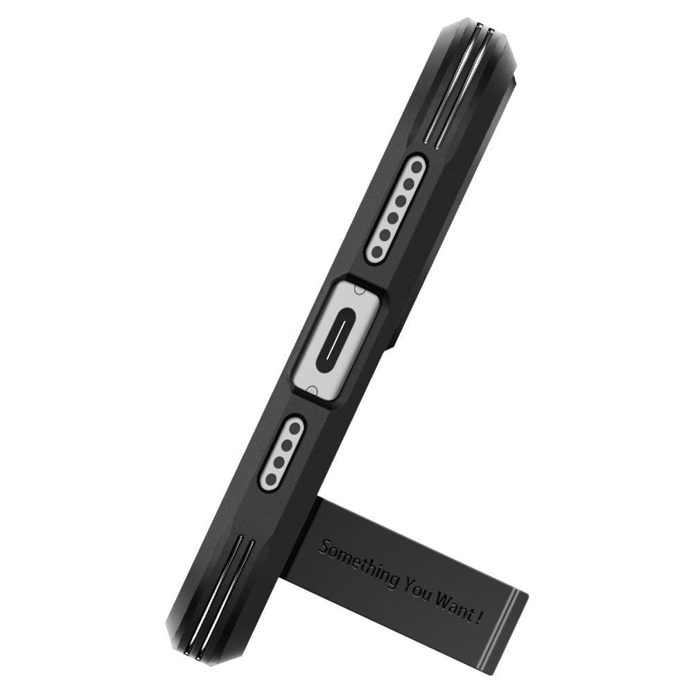 Spigen Spigen iPhone 15 Skal MagSafe Mag Tough Armor Svart