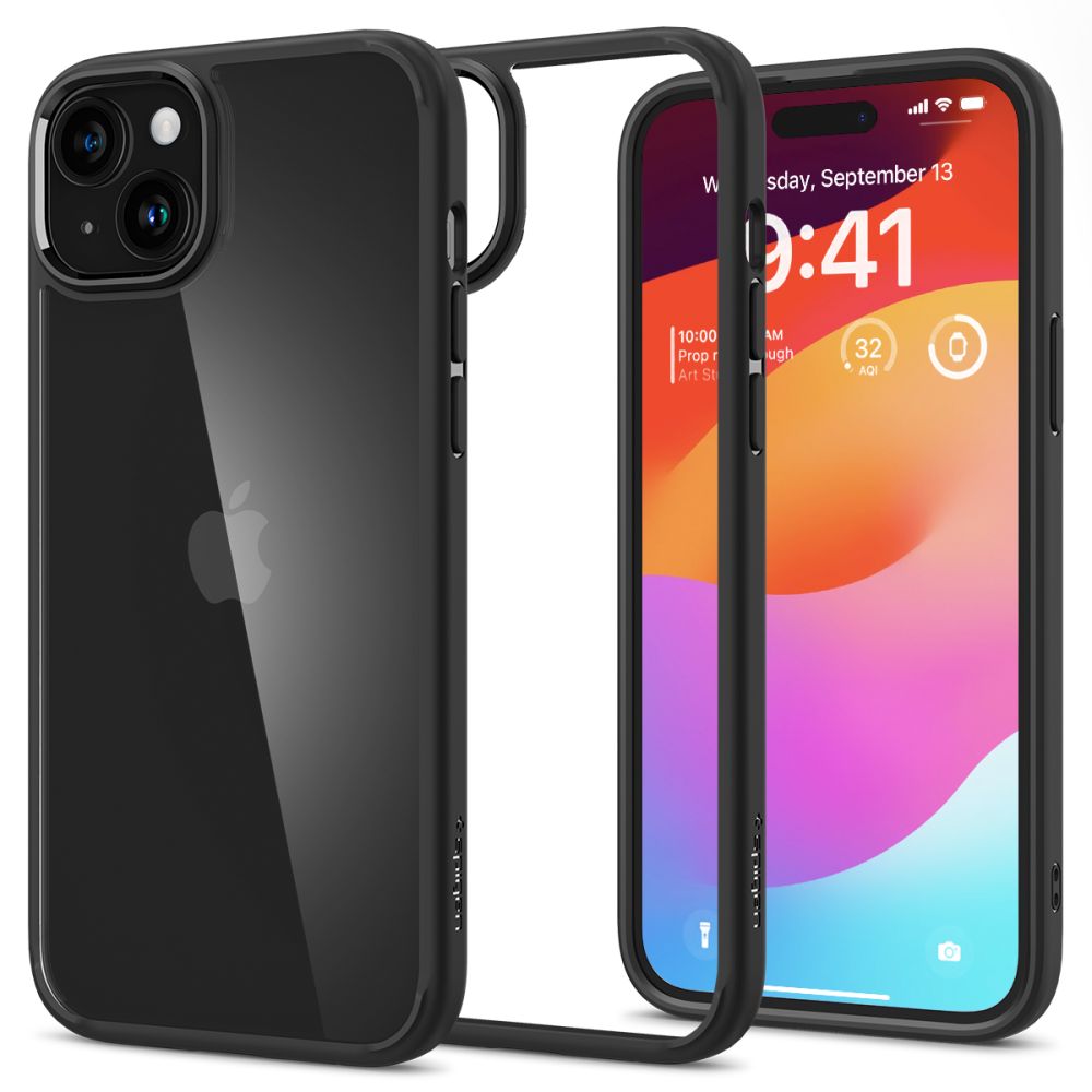 Spigen Spigen iPhone 15 Plus Skal Ultra Hybrid Matt Svart