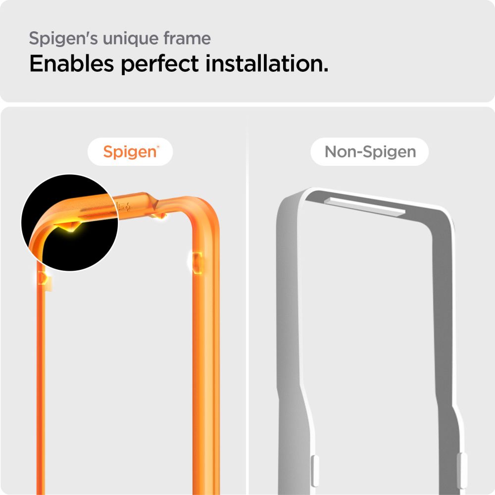 Spigen Spigen iPhone 15 2-PACK ALM Glas FC Heltäckande Skärmskydd