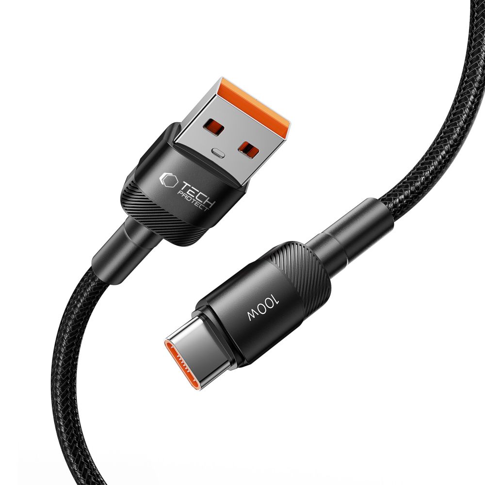 Tech-Protect Tech-Protect 100W/5A 50cm USB-C Kabel UltraBoost Evo Svart