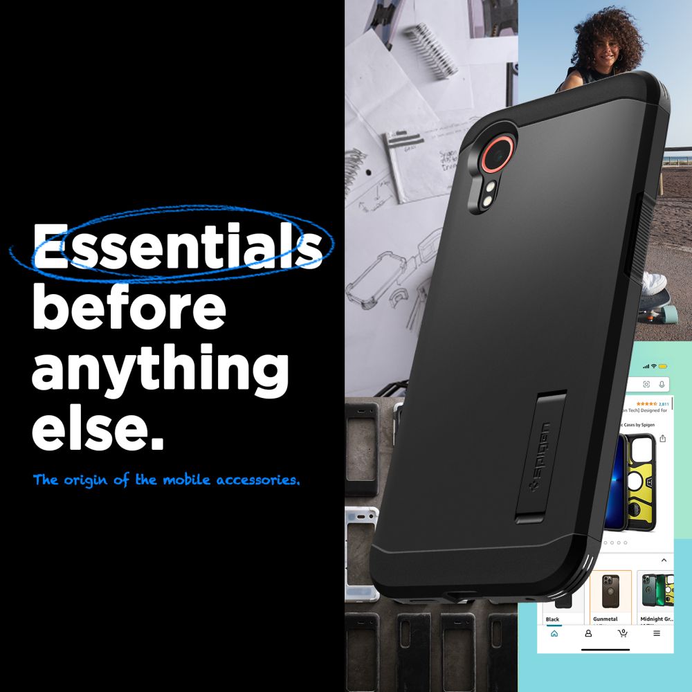 Spigen Spigen Galaxy Xcover 7 Skal Tough Armor Svart