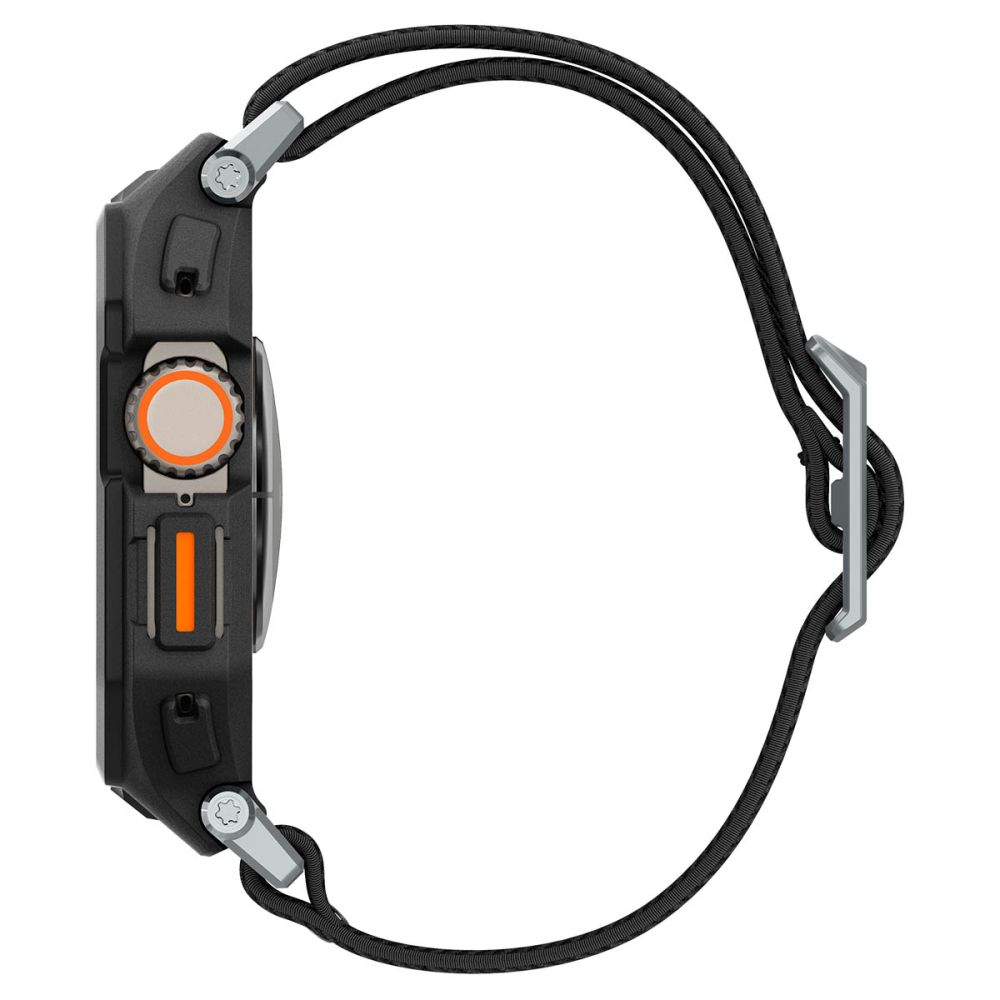 Spigen Spigen Apple Watch 49 mm Skal/Armband Lite Fit 'Pro' Matt Svart