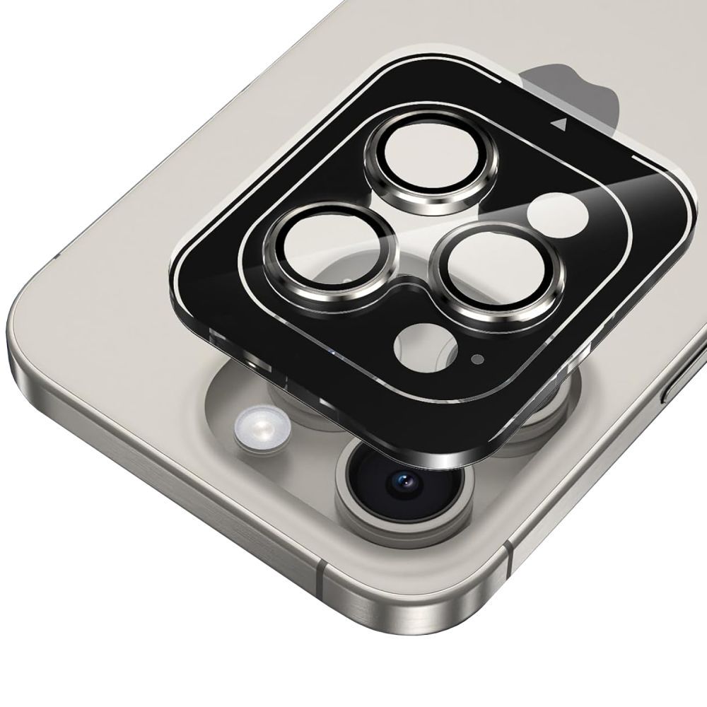 HOFI HOFI iPhone 15 Pro / 15 Pro Max Linsskydd CamRing Pro+ Titanium