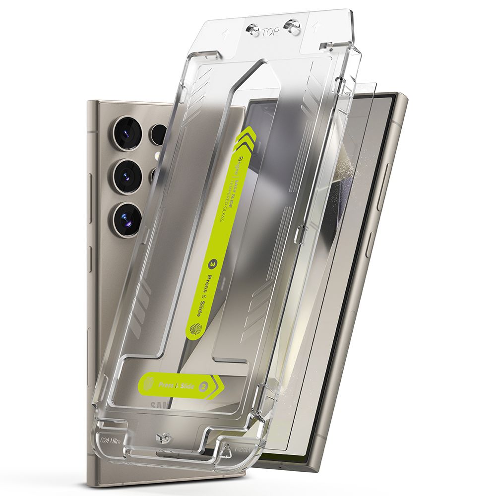 Ringke Ringke Galaxy S24 Ultra 2-PACK Easy Slide Skärmskydd Härdat Glas