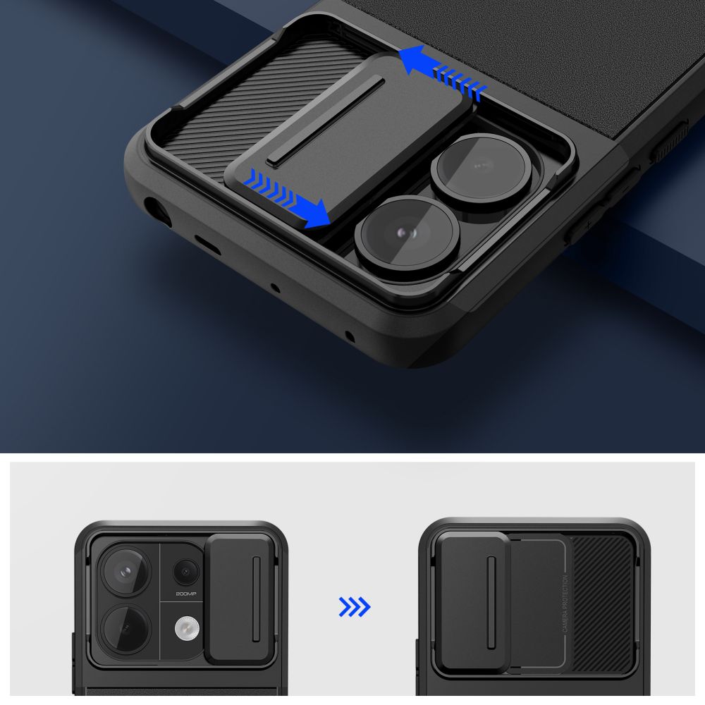 Tech-Protect Tech-Protect Xiaomi Redmi Note 13 Pro 5G Skal Velar Cam+ Svart