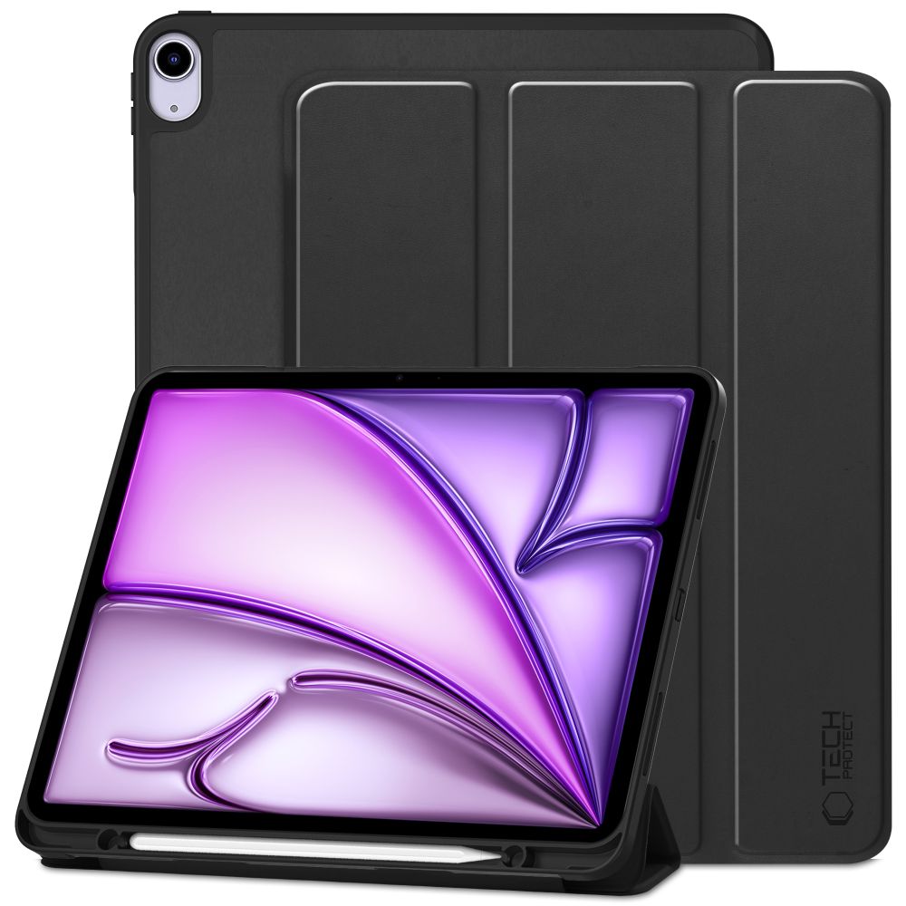 Tech-Protect Tech-Protect iPad Air 13 2026-2024 Fodral SC Pennhållare Svart