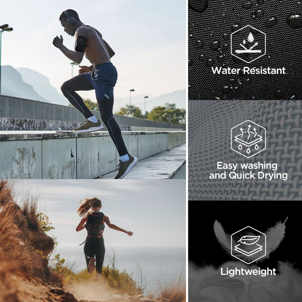 Spigen Spigen Dynamic Shield Aktivitetsarmband Svart