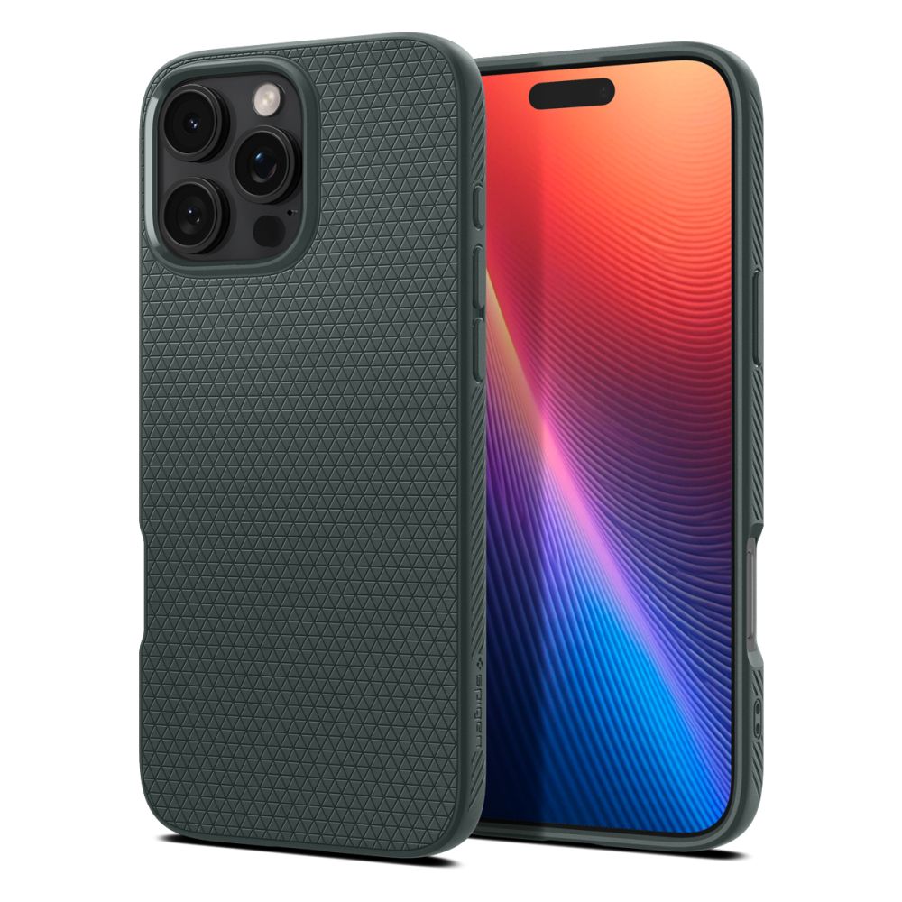 Spigen Spigen iPhone 16 Pro Max Skal Liquid Air Abyss Green