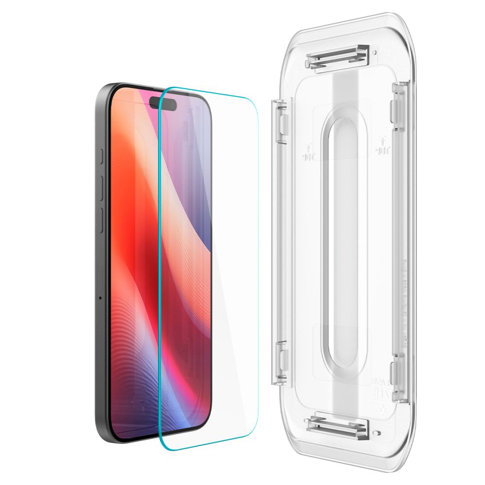 Spigen Spigen iPhone 17 / 17 Pro / 16 Pro 2-PACK GLAS.tR 