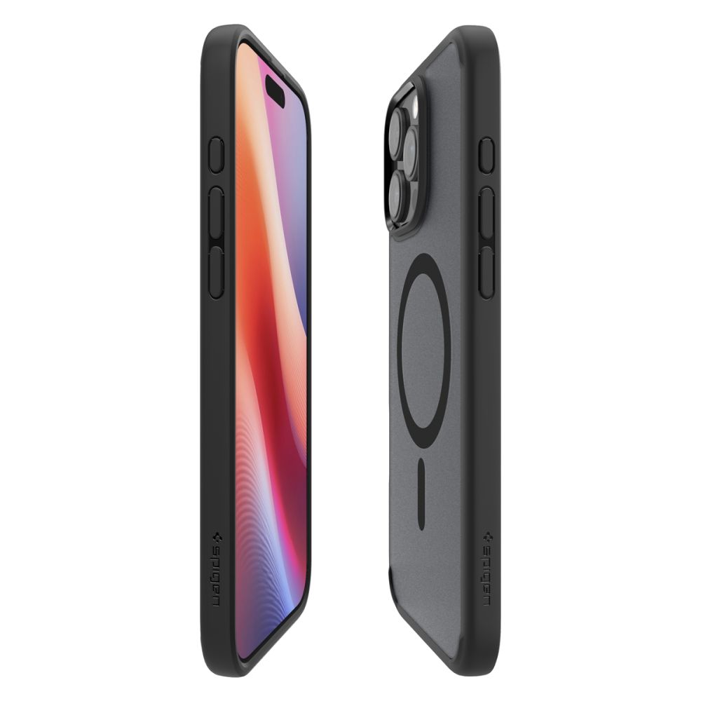 Spigen Spigen iPhone 16 Pro Skal MagSafe Ultra Hybrid Frostad Svart