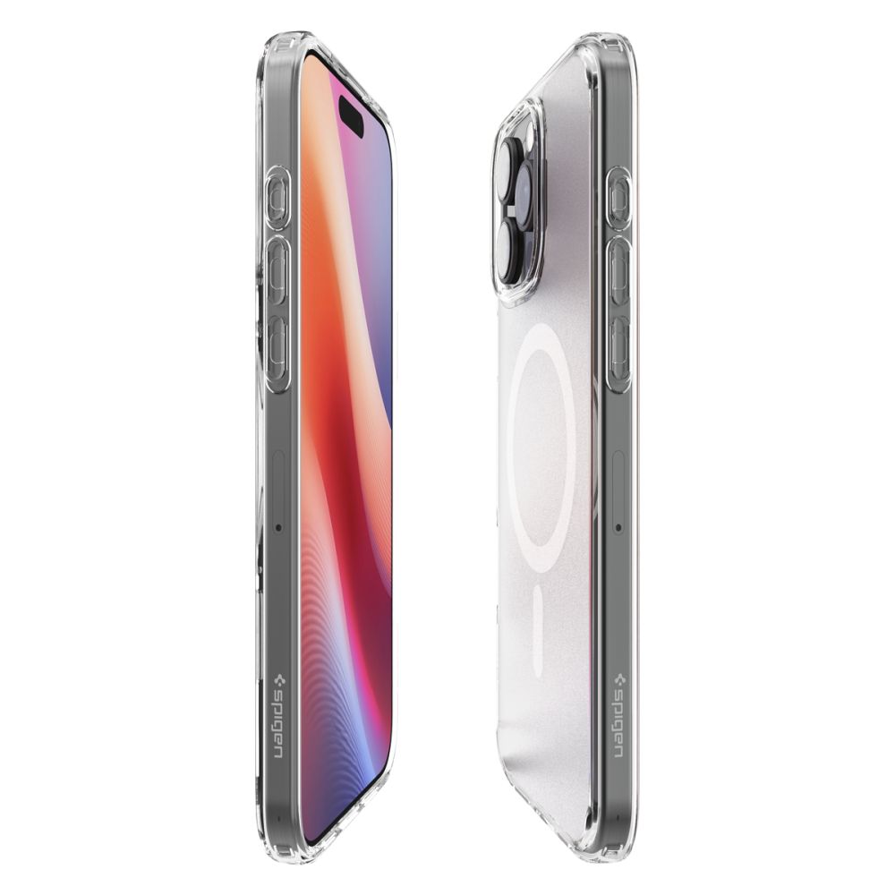 Spigen Spigen iPhone 16 Pro Skal MagSafe Ultra Hybrid Frostad Transparent