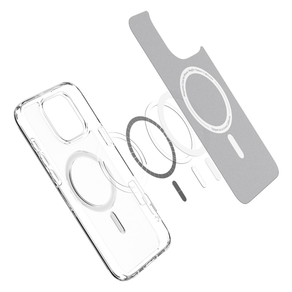Spigen Spigen iPhone 16 Pro Skal MagSafe Ultra Hybrid Frostad Transparent