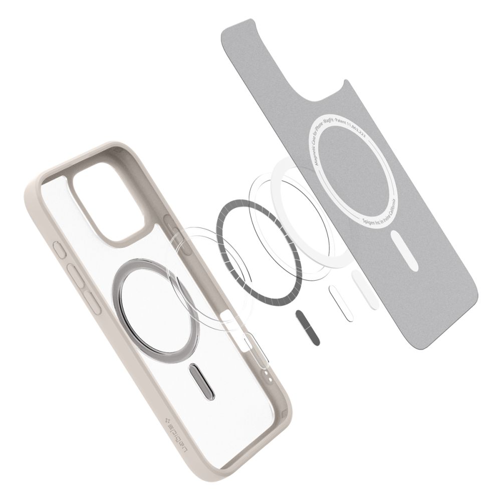 Spigen Spigen iPhone 16 Pro Max Skal MagSafe Ultra Hybrid Frostad Titanium