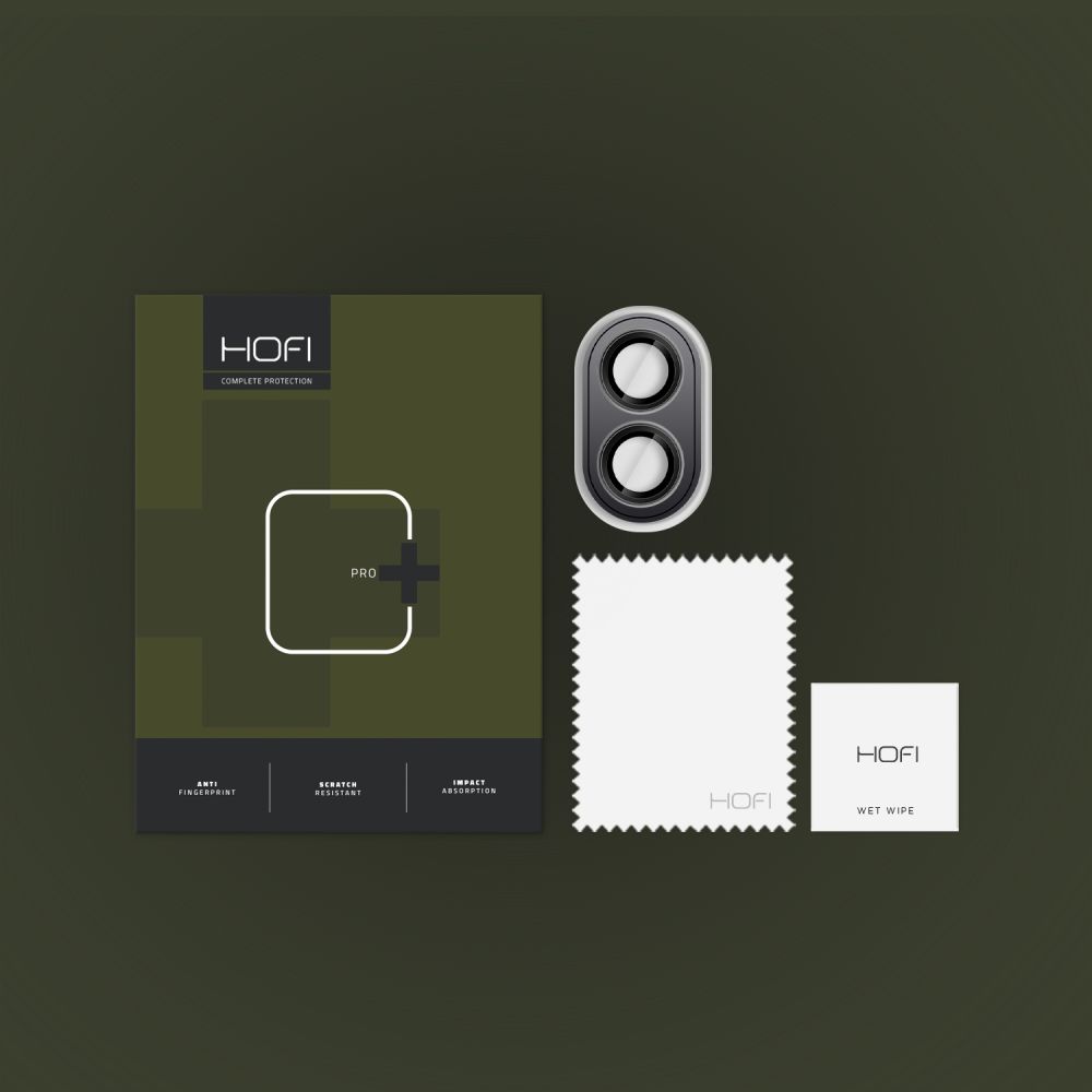 HOFI HOFI iPhone 16 / 16 Plus Linsskydd CamRing Pro+ Svart