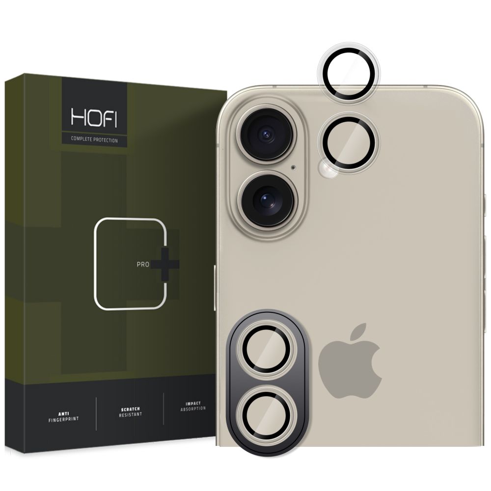 HOFI HOFI iPhone 16 / 16 Plus Linsskydd CamRing Pro+ Transparent