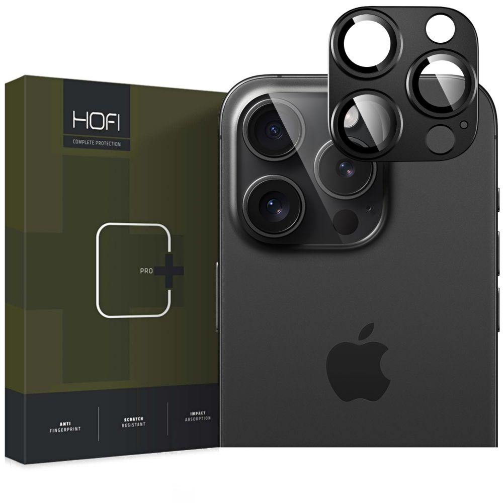 HOFI HOFI iPhone 16 Pro / 16 Pro Max Linsskydd FullCam Pro+ Svart