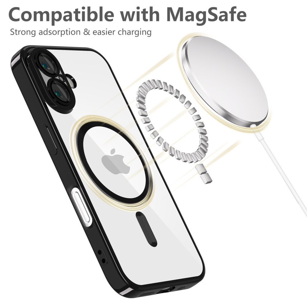 Tech-Protect Tech-Protect iPhone 16 Skal MagSafe MagFlex Shiny Black