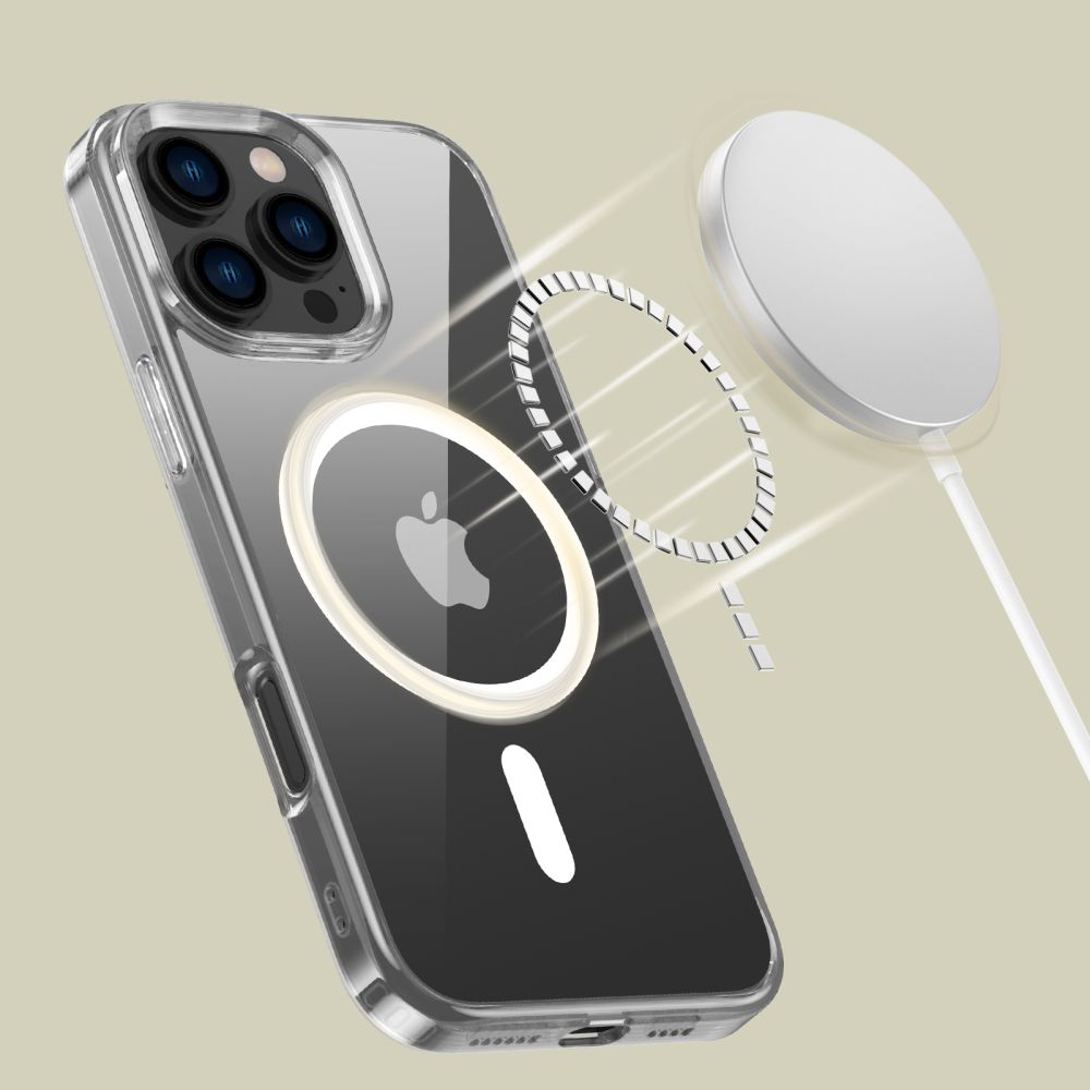 Tech-Protect Tech-Protect iPhone 16 Pro Max Skal MagSafe FlexAir Hybrid Transparent