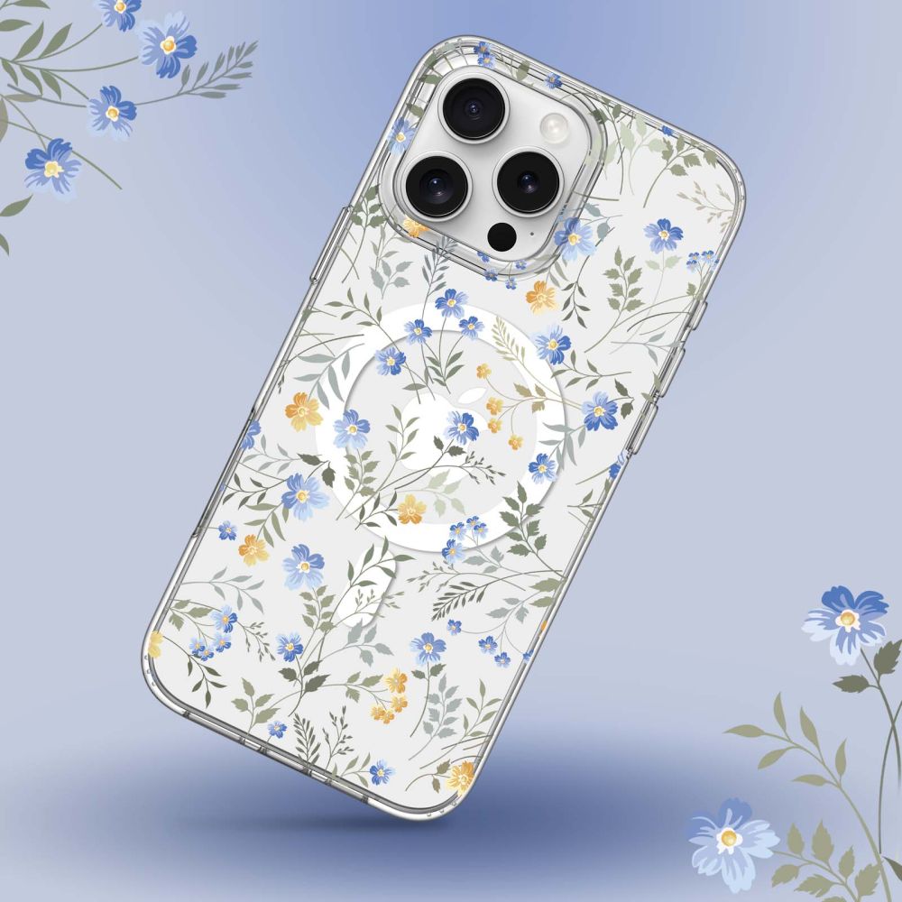 Tech-Protect Tech-Protect iPhone 16 Pro Max Skal MagSafe MagMood Spring Flowers