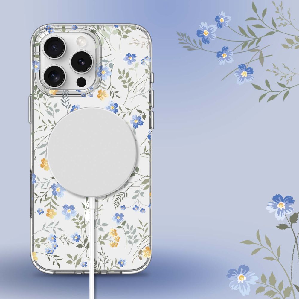 Tech-Protect Tech-Protect iPhone 16 Pro Max Skal MagSafe MagMood Spring Flowers