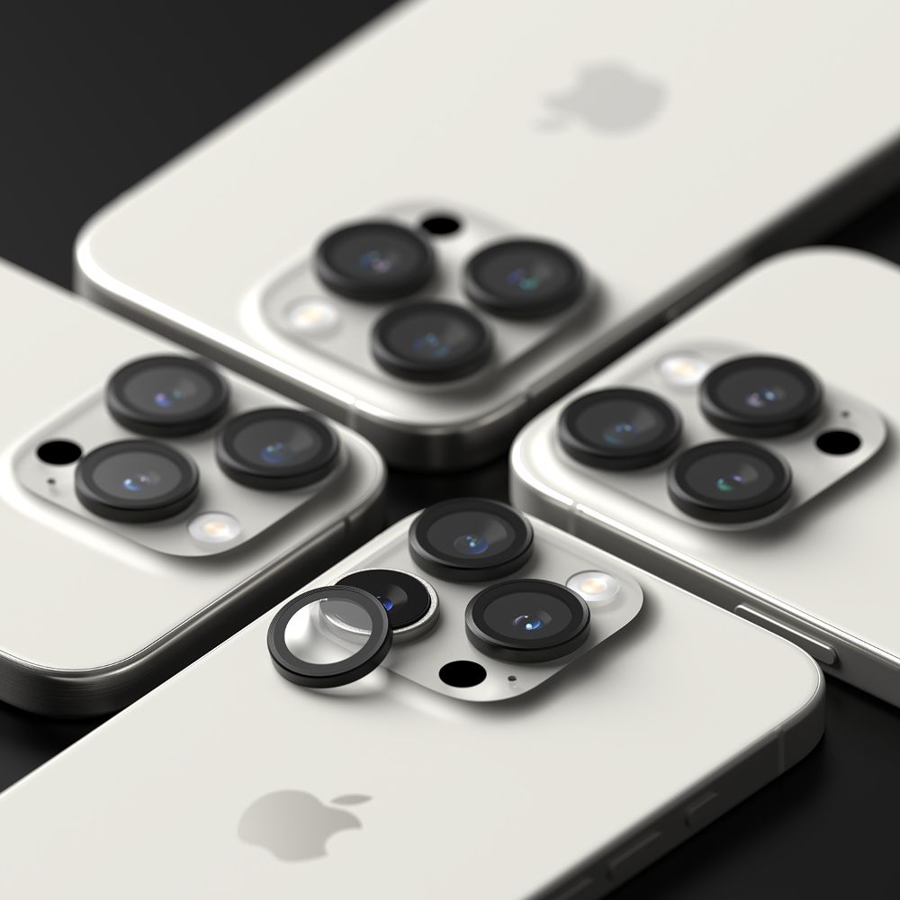 Ringke Ringke iPhone 16 Pro / 16 Pro Max 2-PACK Linsskydd Svart