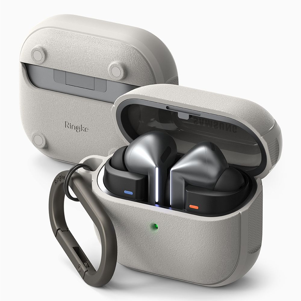 Ringke Ringke Galaxy Buds 3 / 3 Pro Skal MagSafe Onyx Warm Grey