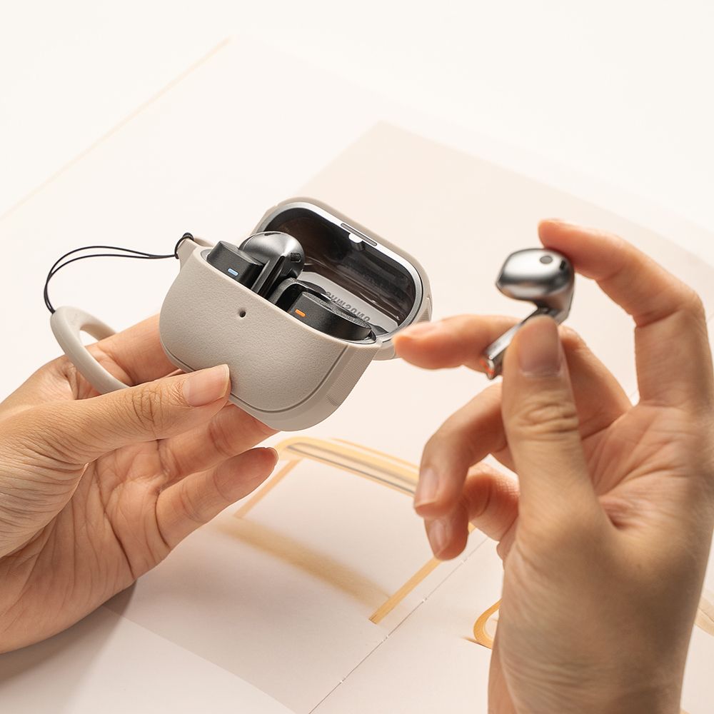 Ringke Ringke Galaxy Buds 3 / 3 Pro Skal MagSafe Onyx Warm Grey