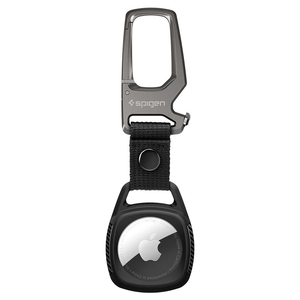 Spigen Spigen Apple AirTag 2/1 Skal Rugged Armor Matt Svart