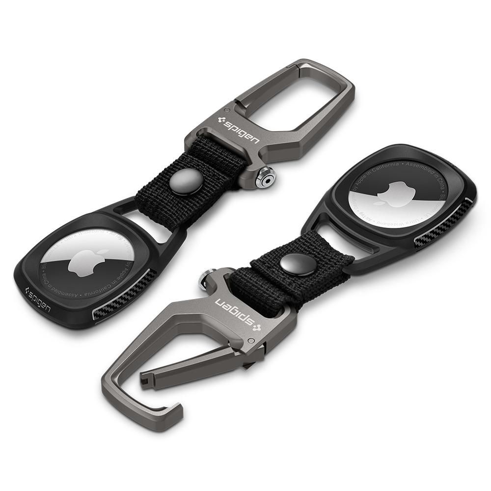 Spigen Spigen Apple AirTag 2/1 Skal Rugged Armor Matt Svart