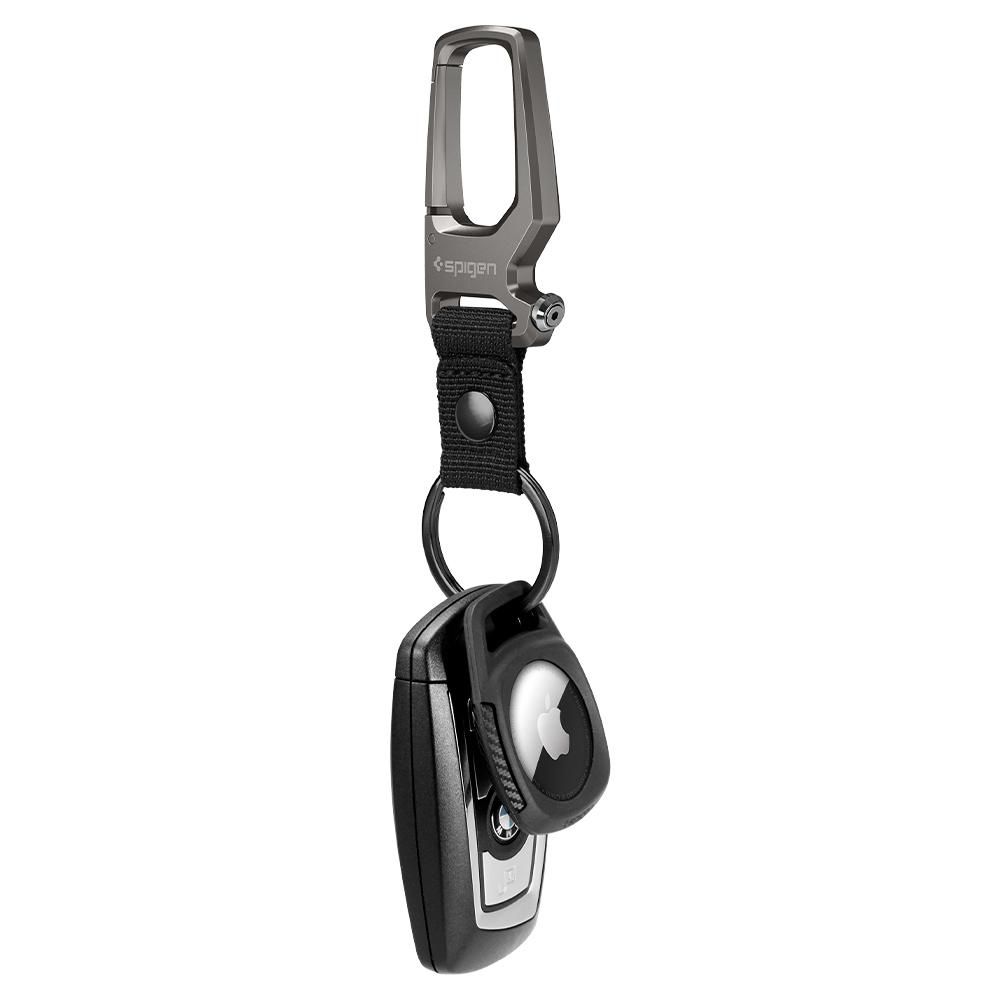Spigen Spigen Apple AirTag 2/1 Skal Rugged Armor Matt Svart