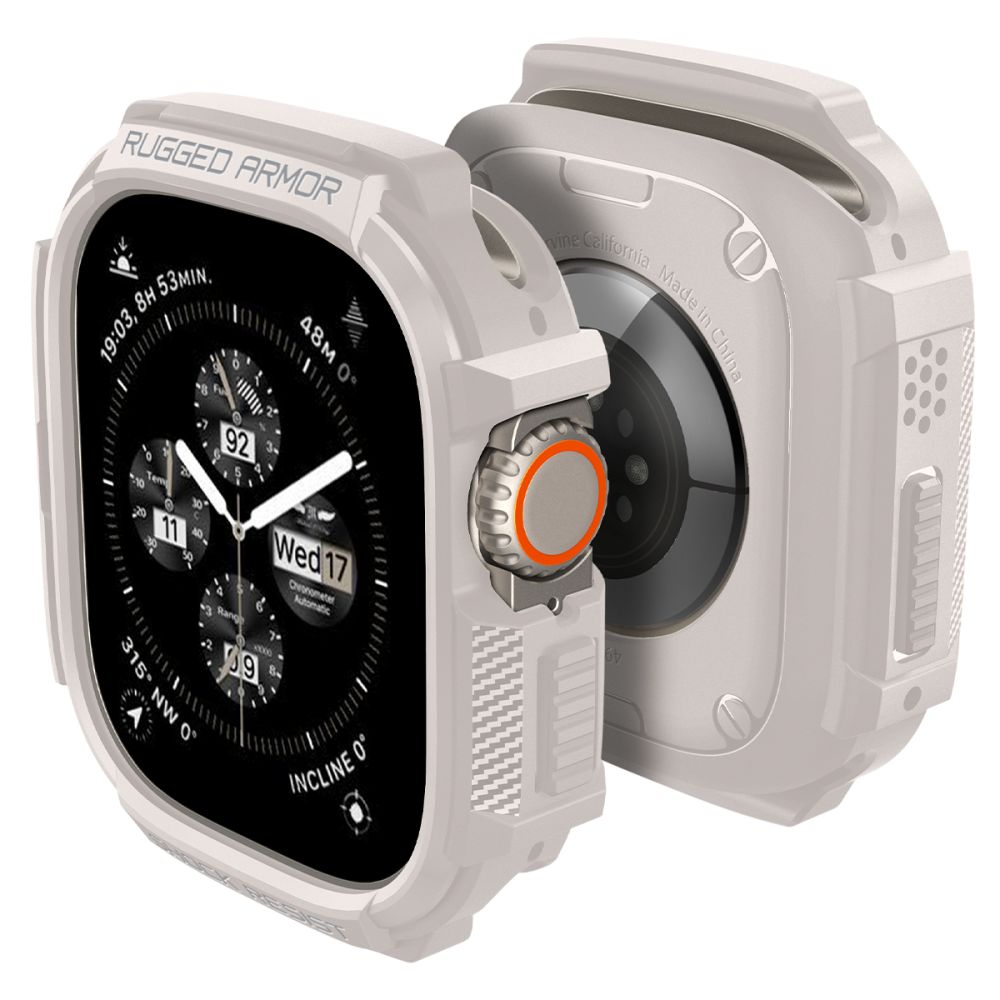 Spigen Spigen Apple Watch Ultra 49 mm Skal Rugged Armor Dune Beige
