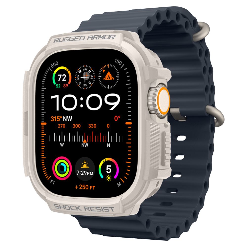 Spigen Spigen Apple Watch Ultra 49 mm Skal Rugged Armor Dune Beige