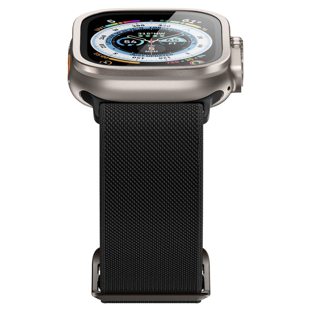 Spigen Spigen Apple Watch Ultra 49 mm Skärmskydd Glas.tR Slim Pro Titanium