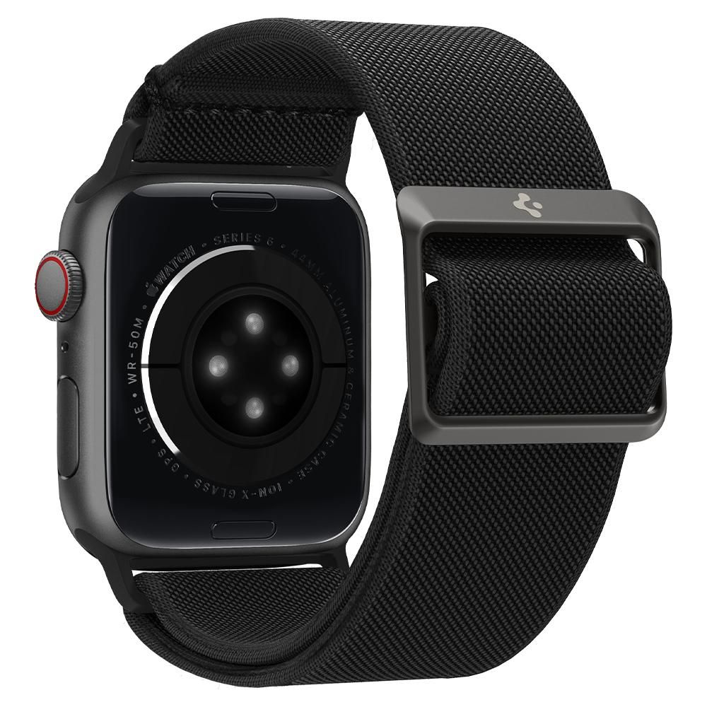 Spigen Spigen Apple Watch 42/44/45/46/49 mm Armband Fit Lite Svart