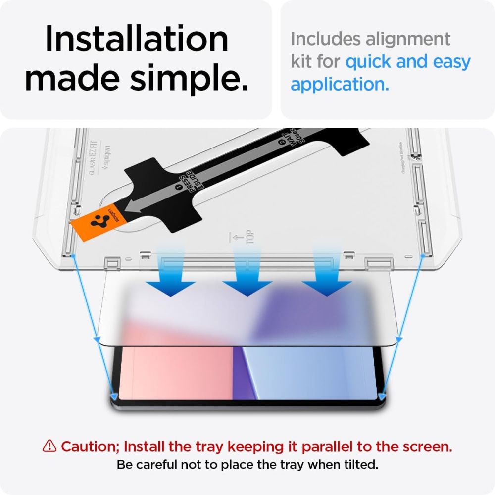 Spigen Spigen iPad Air 11 2026-2024 Skärmskydd GLAS.tR 
