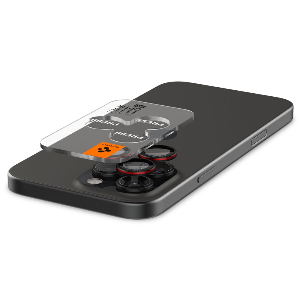 Spigen Spigen iPhone 16/15/14 Pro/Pro Max 2-PACK Linsskydd Optik GLAS.tR