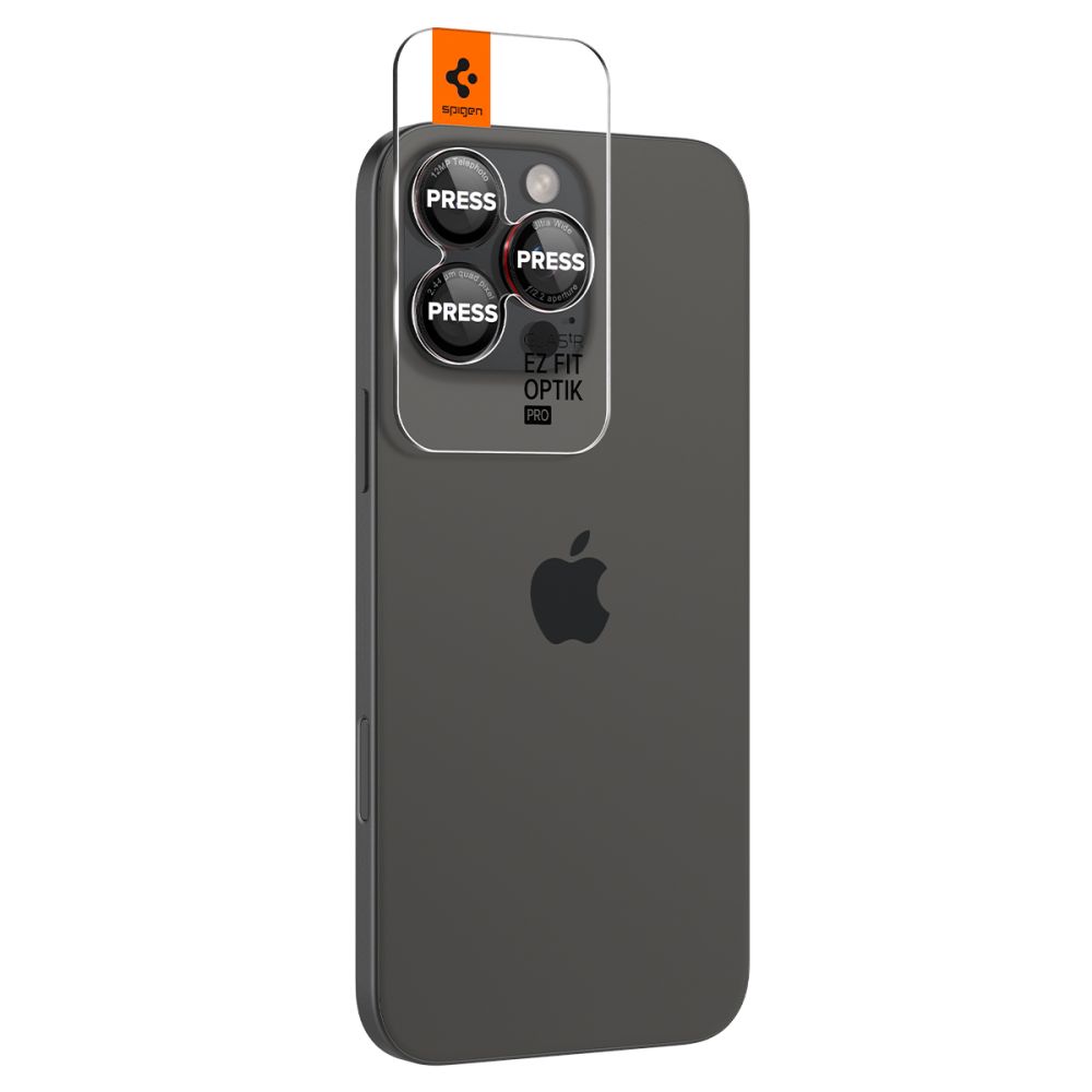 Spigen Spigen iPhone 16/15/14 Pro/Pro Max 2-PACK Linsskydd Optik GLAS.tR