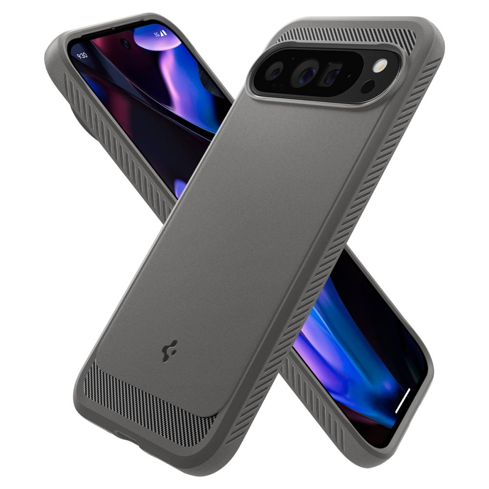 Spigen Spigen Google Pixel 9 Pro XL Skal Rugged Armor Marble Grey