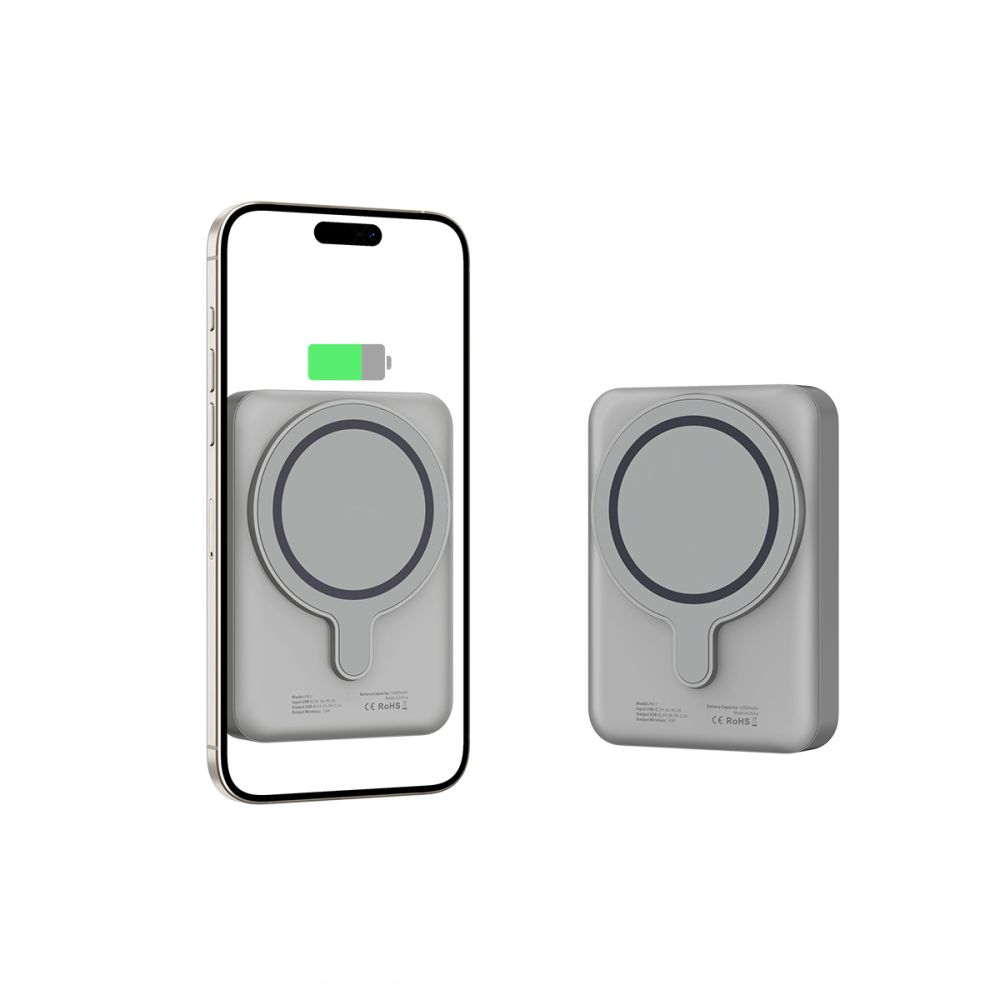 Tech-Protect Tech-Protect 10000 mAh MagSafe Powerbank LifeMag Titanium