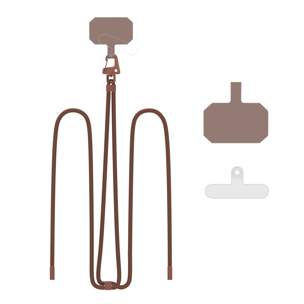 Tech-Protect Tech-Protect Mobilsnöre CrossBody Strap Chocolate Brown