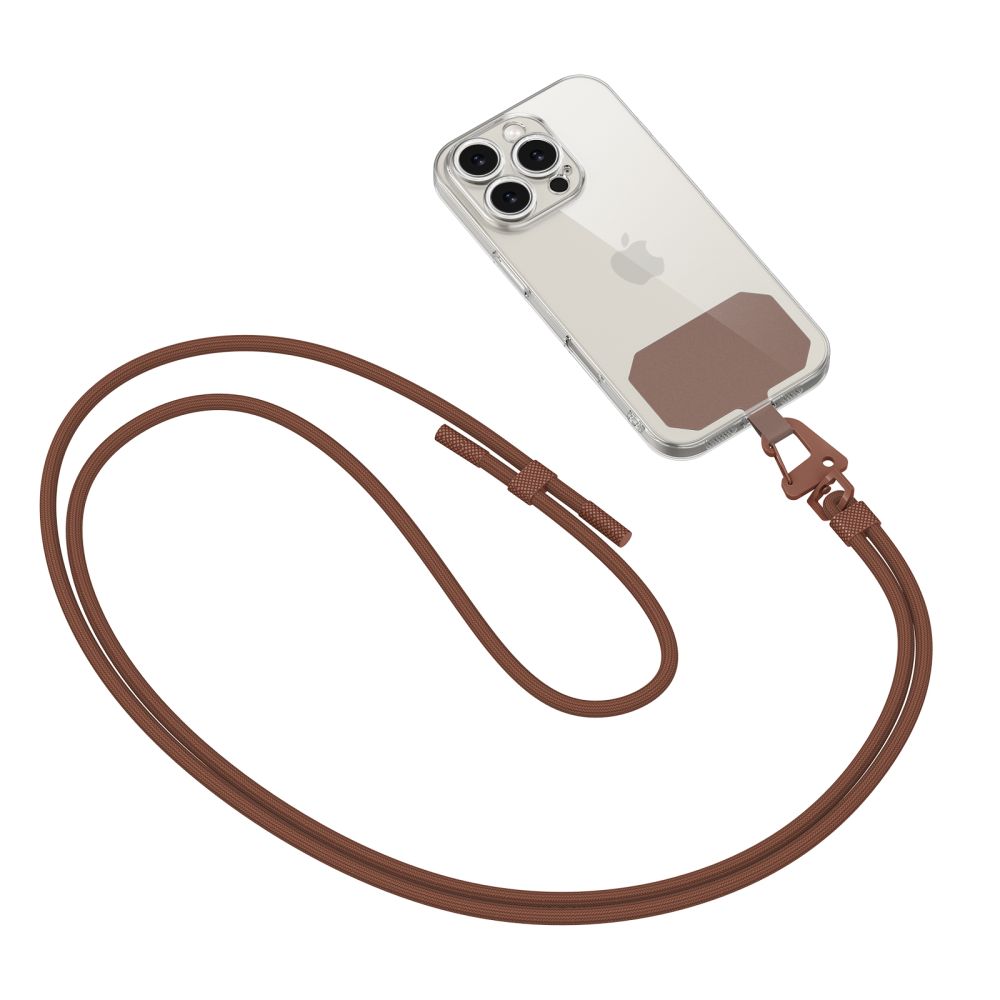 Tech-Protect Tech-Protect Mobilsnöre CrossBody Strap Chocolate Brown